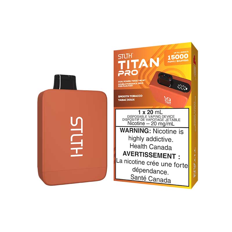 STLTH Titan PRO Disposable - Smooth Tobacco (PE) - Bay Vape