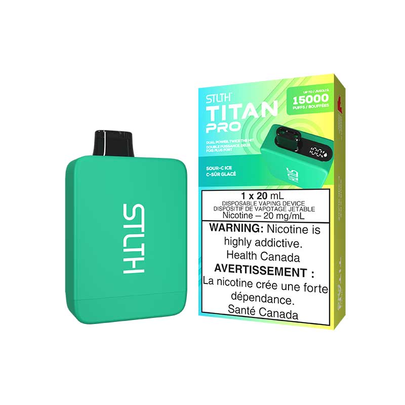 STLTH Titan PRO Disposable - Sour-C Ice - Bay Vape Canada