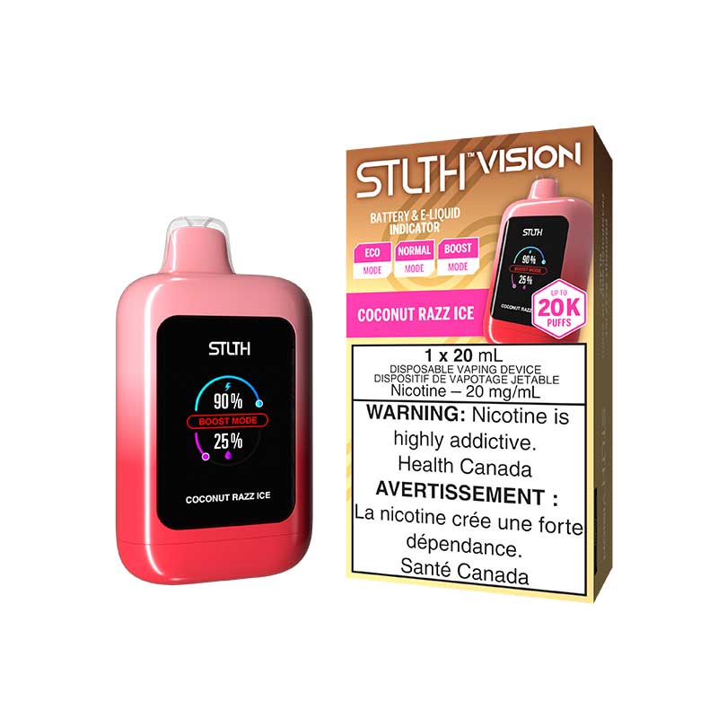 STLTH Vision 20K Disposable - Coconut Razz Ice (ON)