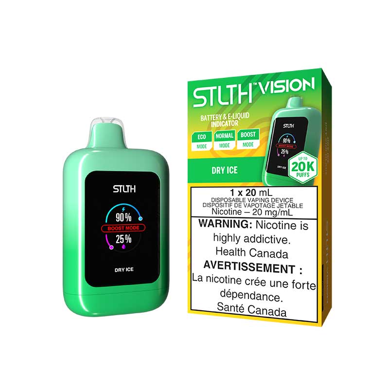 STLTH Vision 20K Disposable - Dry Ice - Bay Vape Canada