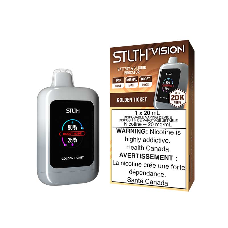STLTH Vision 20K Disposable - Golden Ticket - Bay Vape Canada