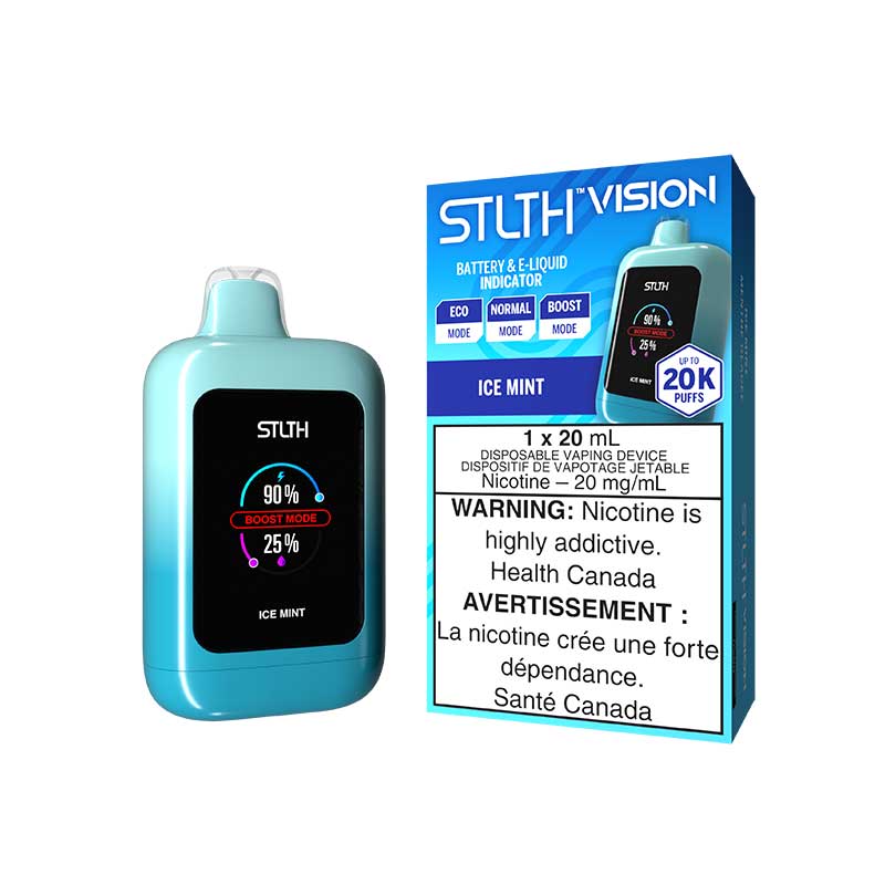 STLTH Vision 20K Disposable - Ice Mint - Bay Vape Canada