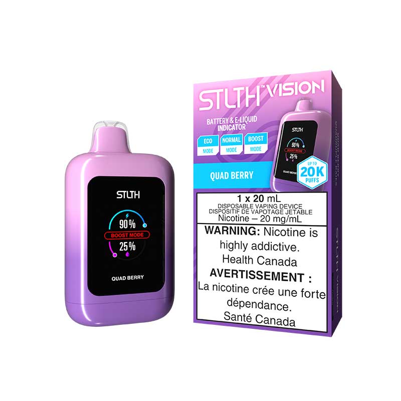 STLTH Vision 20K Disposable - Quad Berry - Bay Vape Canada