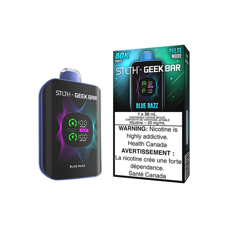 STLTH x Geek Bar 80K Disposable - Blue Razz (ON) - Bay Vape