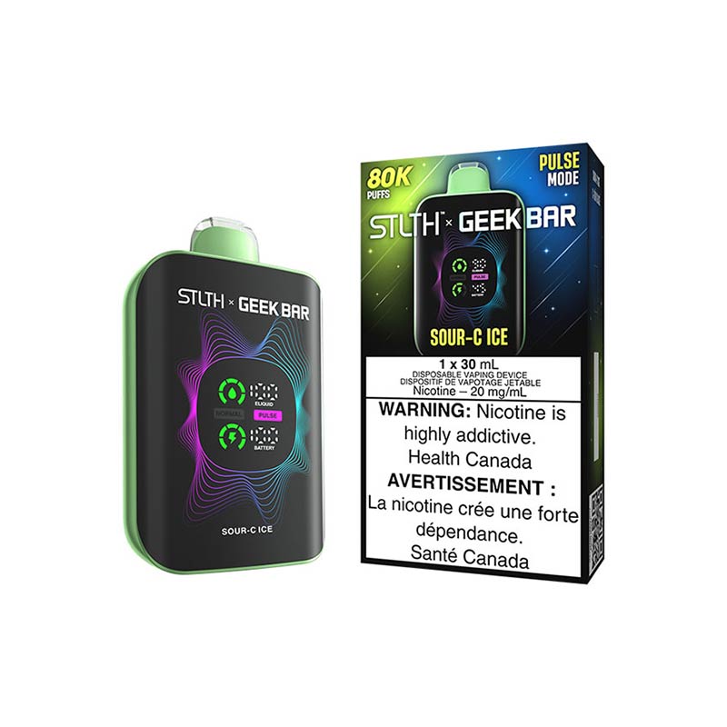 STLTH x Geek Bar 80K Disposable - Sour-C Ice (AB) - Bay Vape