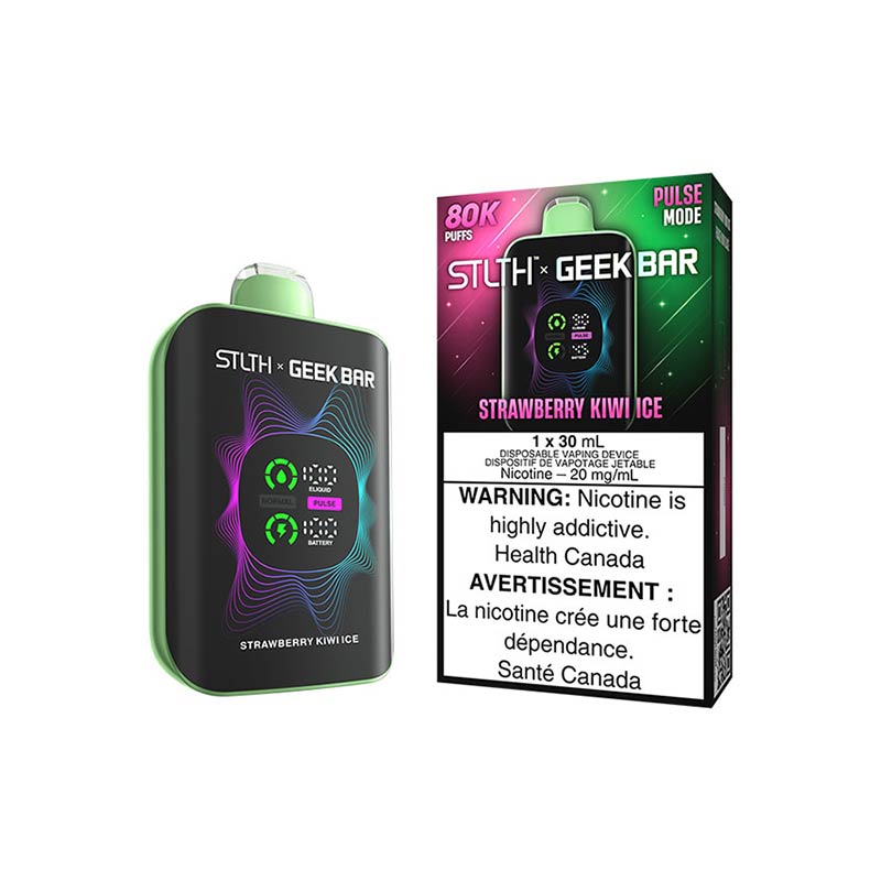 STLTH x Geek Bar 80K Disposable - Strawberry Kiwi Ice (MB) - Bay Vape