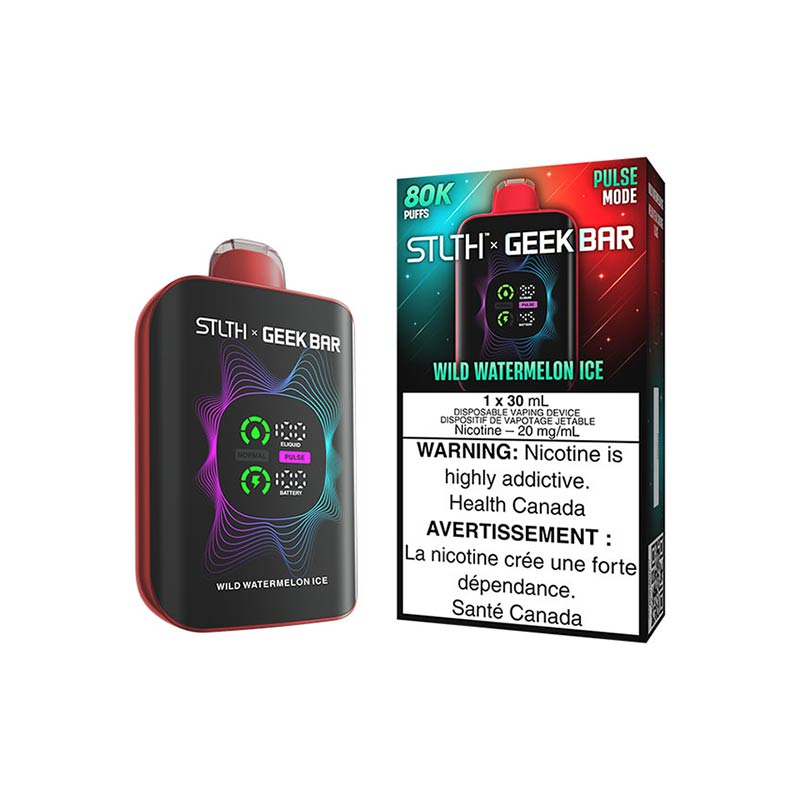 STLTH x Geek Bar 80K Disposable - Wild Watermelon Ice (MB) - Bay Vape