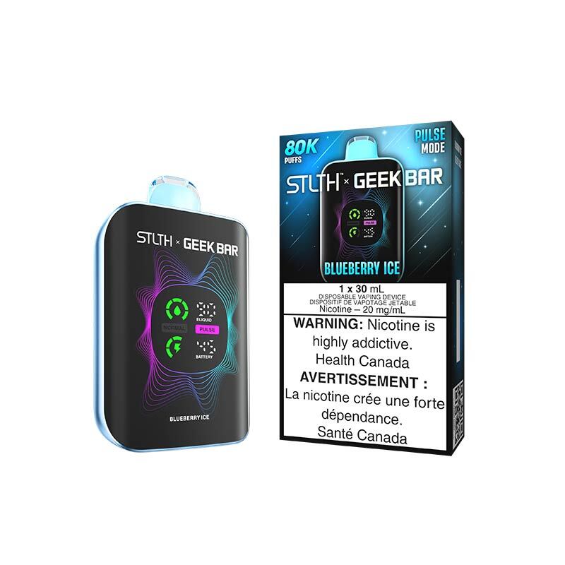 STLTH x Geek Bar 80K Disposable - Blueberry Ice (ON)