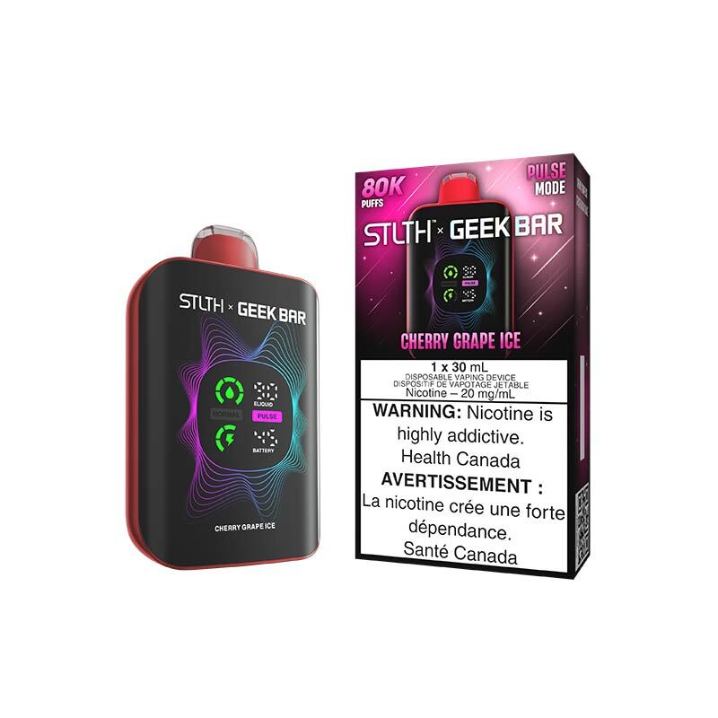 STLTH x Geek Bar 80K Disposable - Cherry Grape Ice (ON)