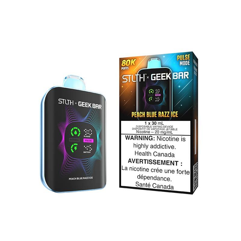 STLTH x Geek Bar 80K Disposable - Peach Blue Razz Ice (ON)
