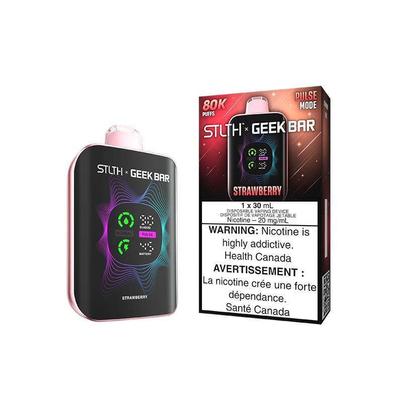 STLTH x Geek Bar 80K Disposable - Strawberry (ON)
