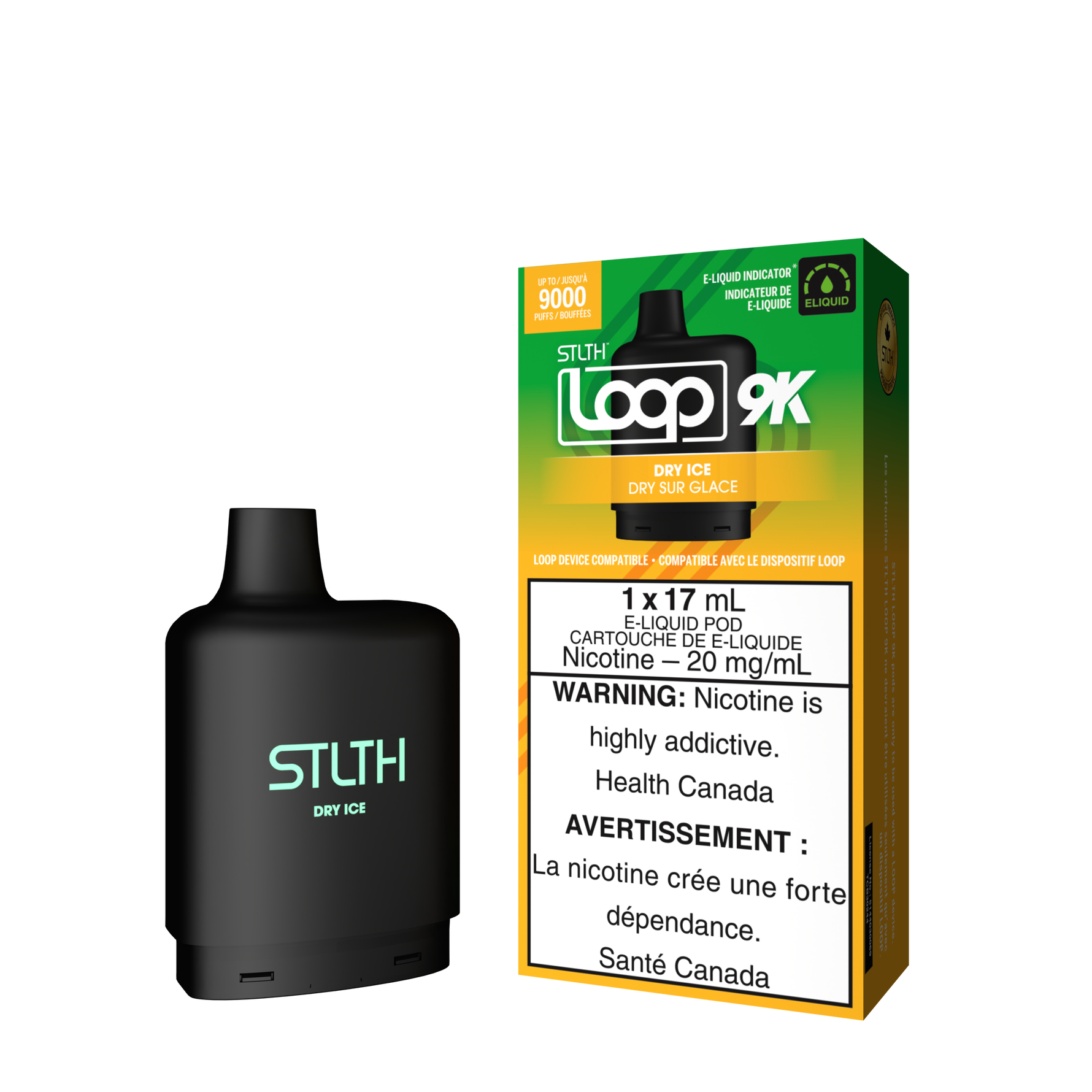 STLTH LOOP 9K Pod Pack - Dry Ice - Bay Vape Canada
