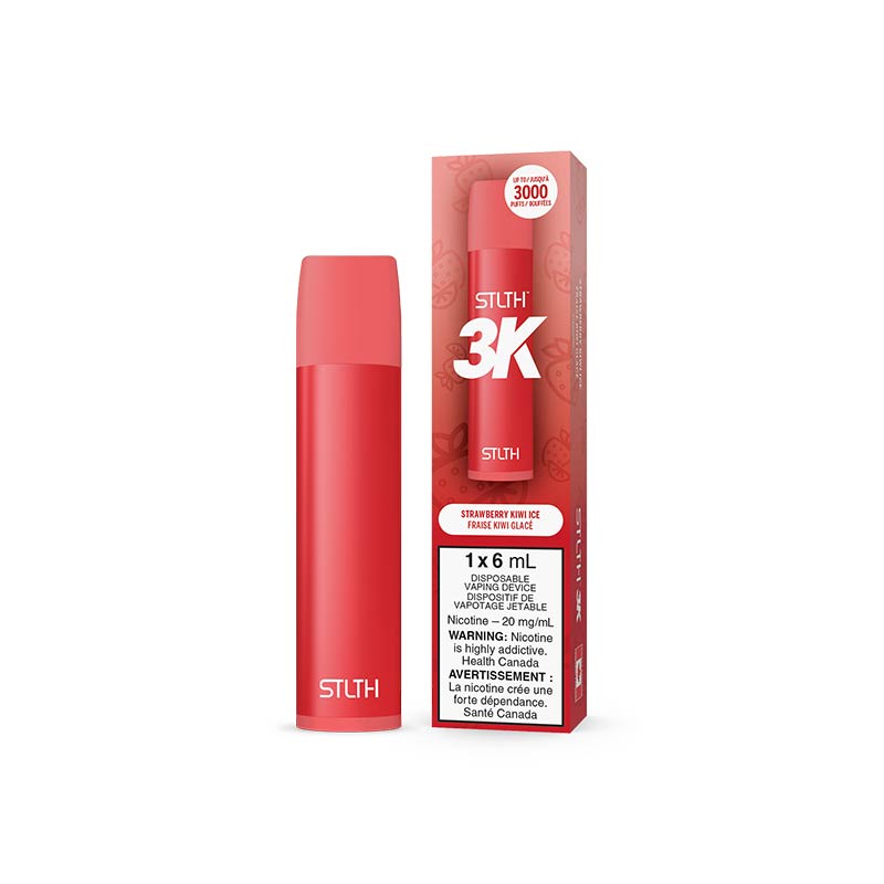 STLTH 3K Disposable - Strawberry Kiwi Ice - Bay Vape Canada