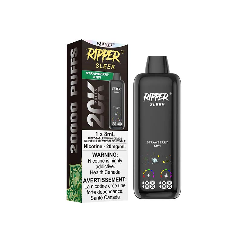 Ripper Sleek 20K Disposable - Strawberry Kiwi (ON) - Bay Vape