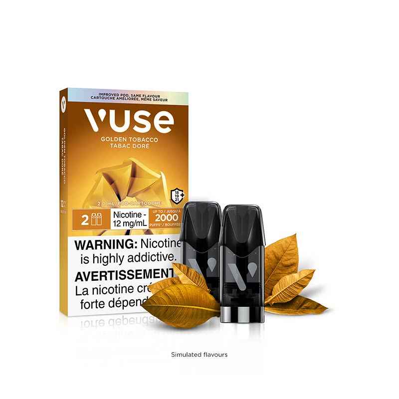 VUSE Pods - Golden Tobacco (2pk) - Bay Vape Canada