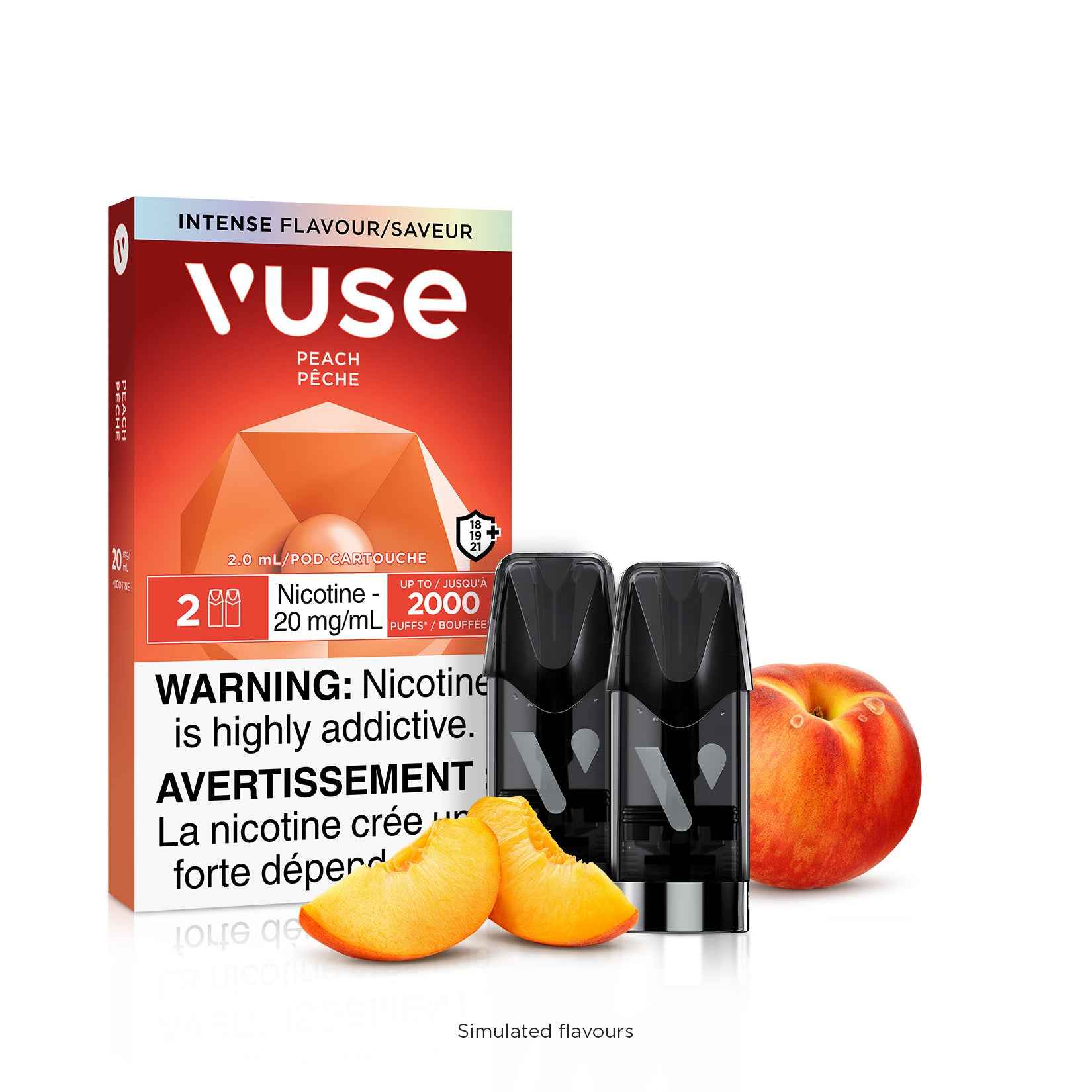 VUSE Pods - Peach (2pk) - Bay Vape Canada
