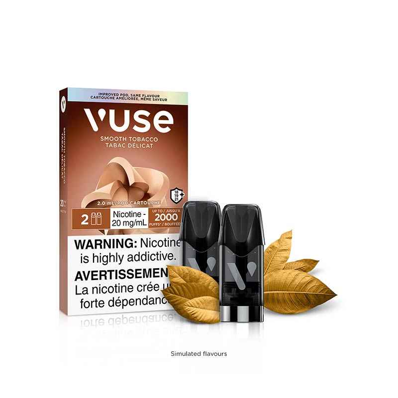 VUSE Pods - Smooth Tobacco (2pk) - Bay Vape Canada