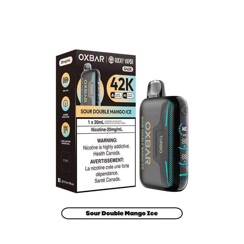OXBAR G42K Disposable - Sour Double Mango (ON) - Bay Vape