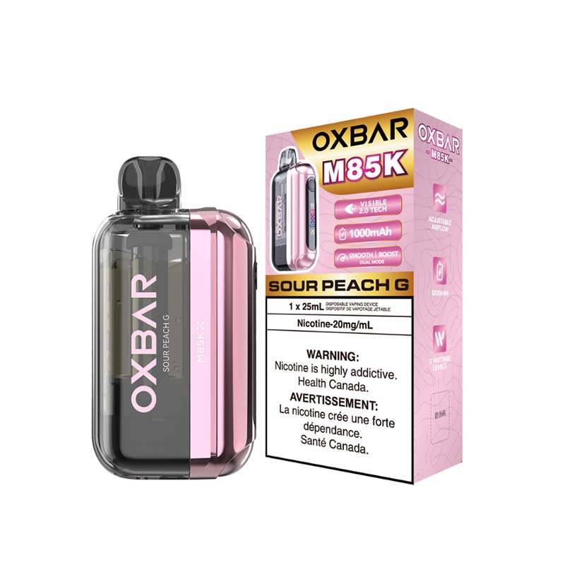 OXBAR M85K Disposable - Sour Peach G (ON) - Bay Vape