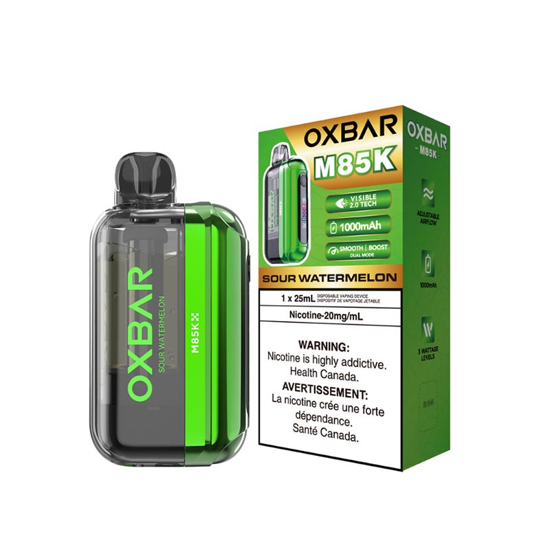 OXBAR M85K Disposable - Sour Watermelon - Bay Vape