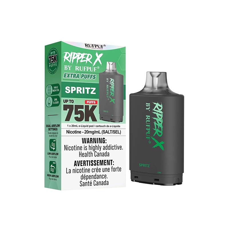 Ripper X Pod by Rufpuf 75K - Spritz (ON) - Bay Vape