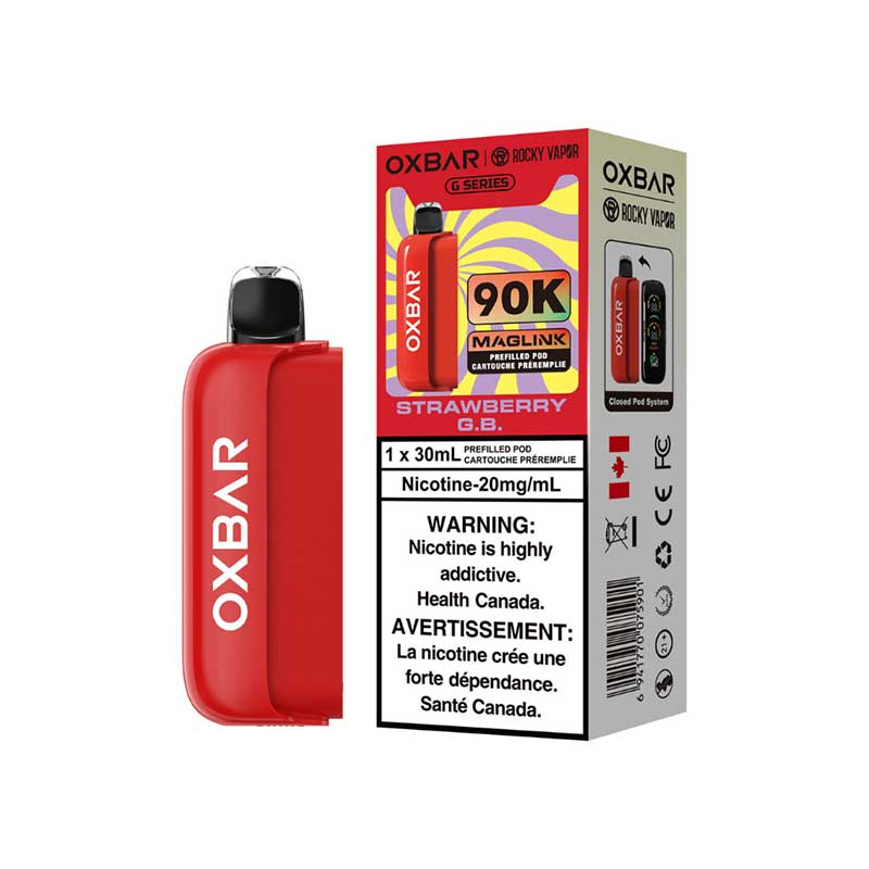 Oxbar Maglink Pre-Filled Pod - G Series - Strawberry G.B. (ON) - Bay Vape