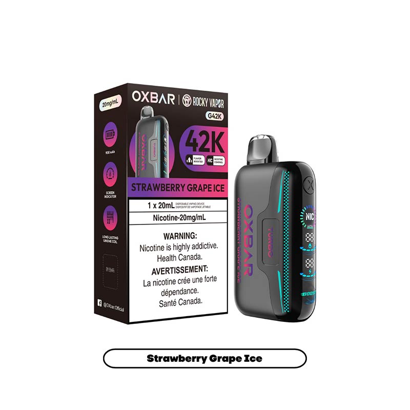 OXBAR G42K Disposable - Strawberry Grape Ice (ON)