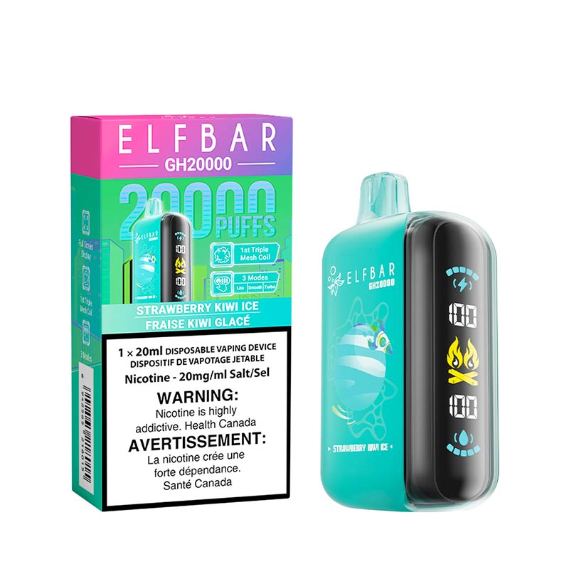 ELF Bar GH20K Disposable - Strawberry Kiwi Ice - Bay Vape