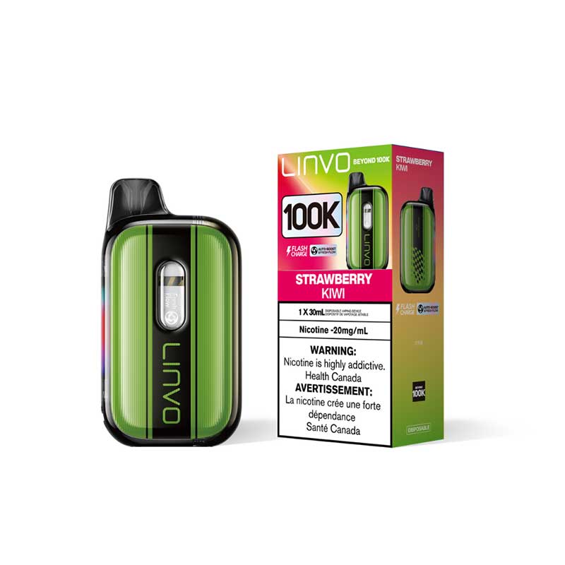 LINVO Beyond 100K Disposable - Strawberry Kiwi (ON) - Bay Vape