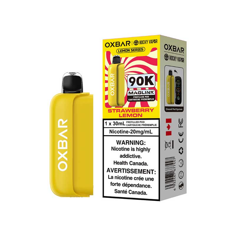 Oxbar Maglink Pre-Filled Pod - Lemon Series - Strawberry Lemon (ON) - Bay Vape