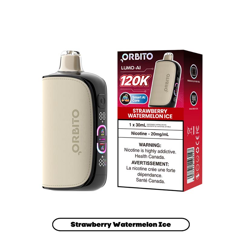 ORBITO Lumo-AI 120K Disposable - Strawberry Watermelon Ice - Bay Vape