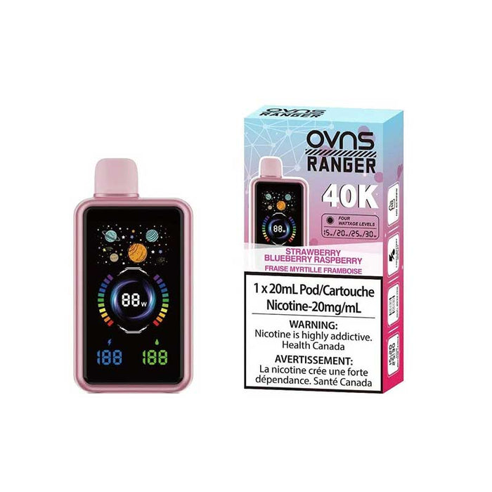 OVNS Ranger 40K Disposable - Strawberry Blueberry Raspberry