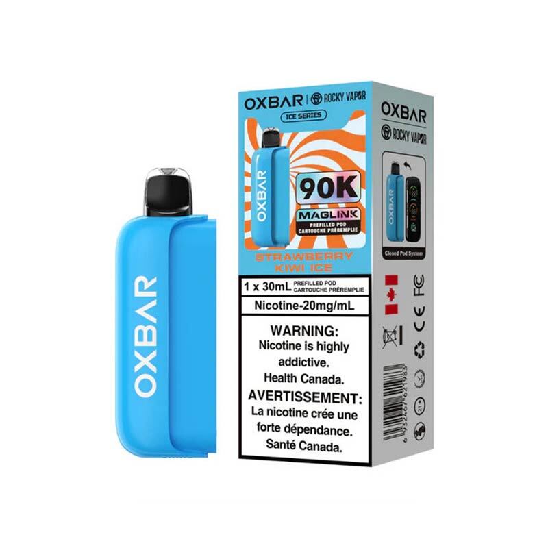 Oxbar Maglink Pre-Filled Pod - Ice Series - Strawberry Kiwi Ice (ON) - Bay Vape