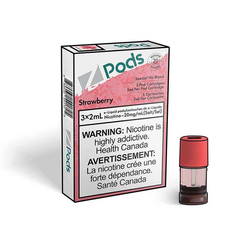 Z Pods - S Compatible - Strawberry - Bay Vape Canada