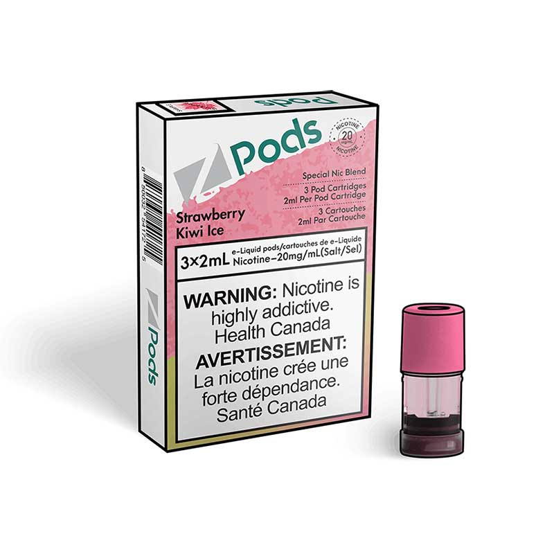 Z Pods - S Compatible - Strawberry Kiwi Ice - Bay Vape Canada