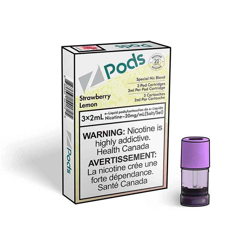 Z Pods - S Compatible - Strawberry Lemon - Bay Vape Canada