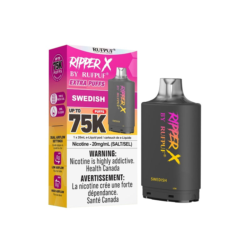 Ripper X Pod by Rufpuf 75K - Swedish (AB) - Bay Vape
