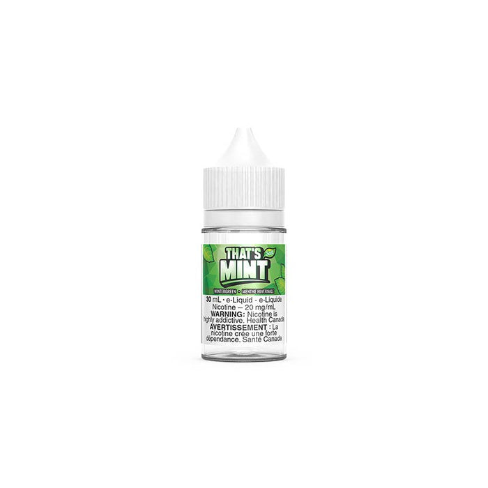 Wintergreen by That's Mint Salt Juice | Bay Vape Canada Wintergreen by That's Mint Salt Juice | Bay Vape Canada