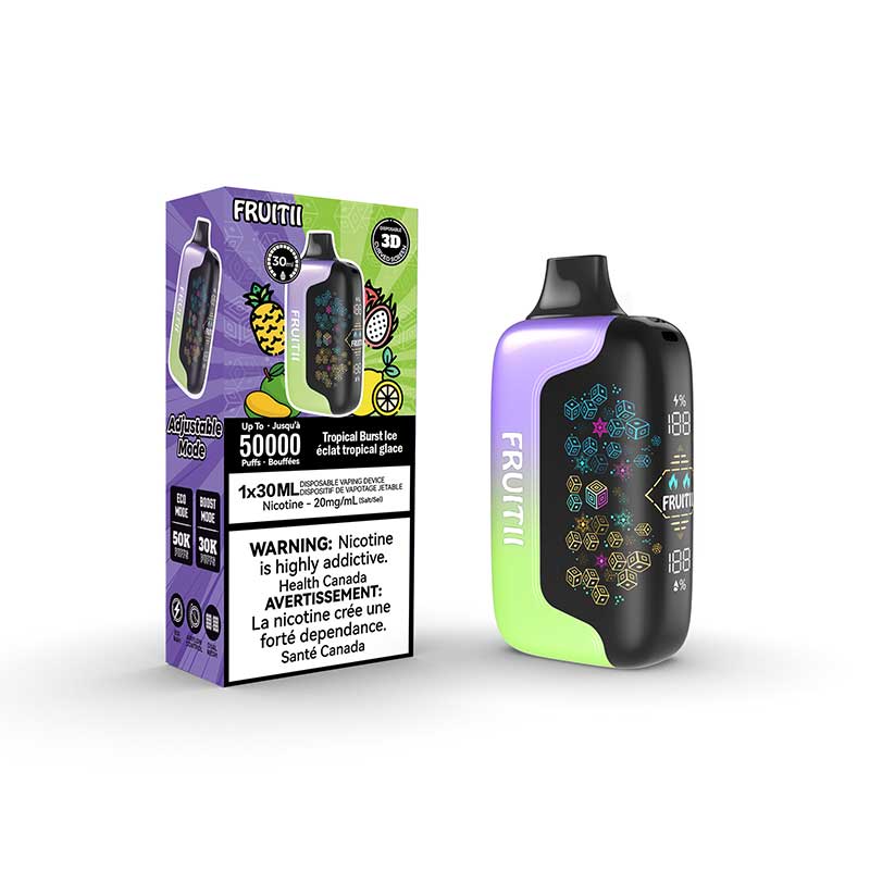 Fruitii 50K Disposable - Tropical Burst Ice - Bay Vape
