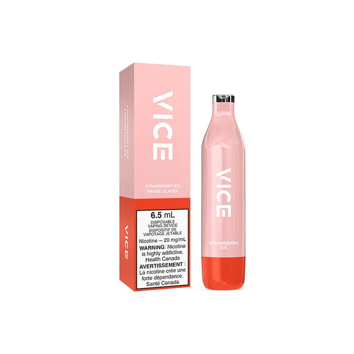 VICE 2500 Puffs Disposable - Strawberry Ice (AB)