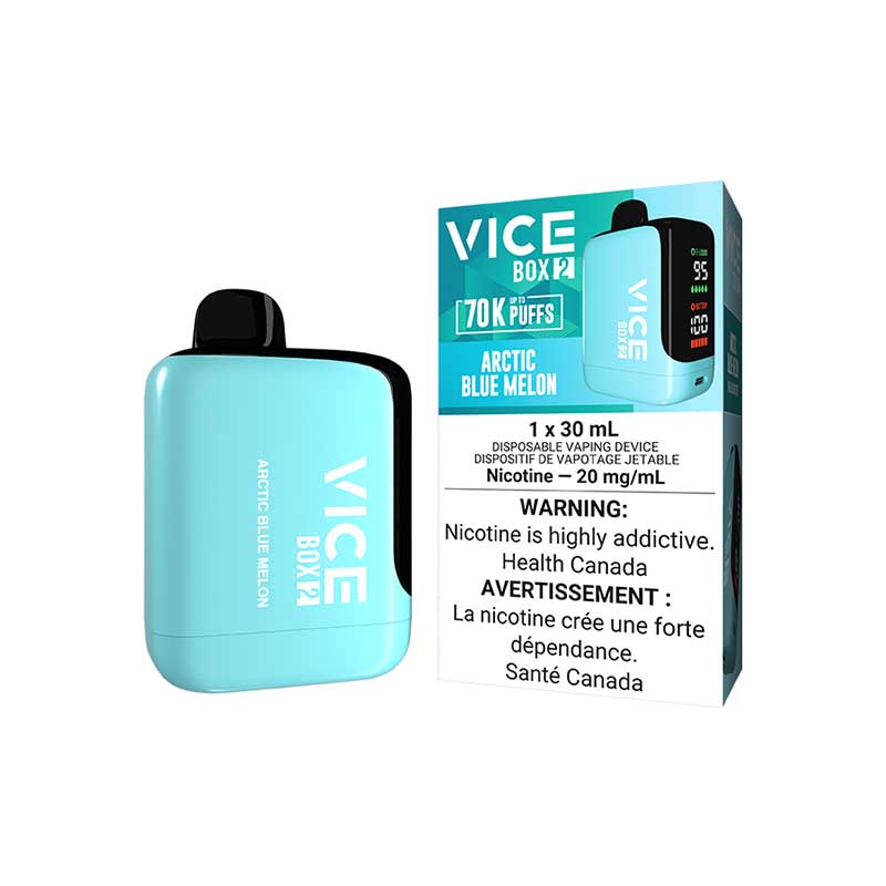 VICE BOX 2 Disposable - Arctic Blue Melon (ON) - Bay Vape