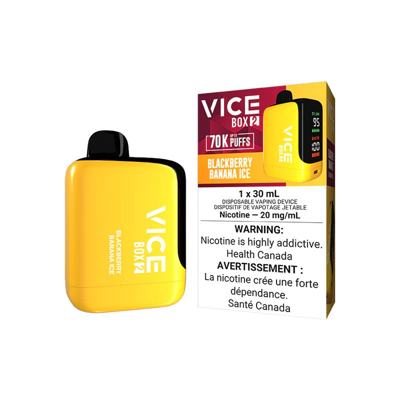 VICE BOX 2 Disposable - Blackberry Banana Ice - Bay Vape