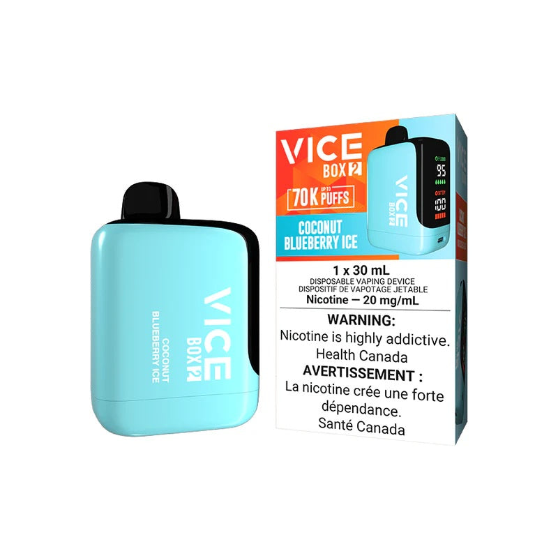 VICE BOX 2 Disposable - Coconut Blueberry Ice - Bay Vape