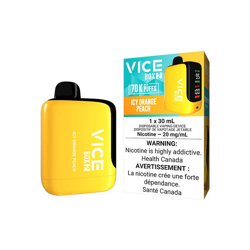 VICE BOX 2 Disposable - Icy Orange Peach (ON) - Bay Vape
