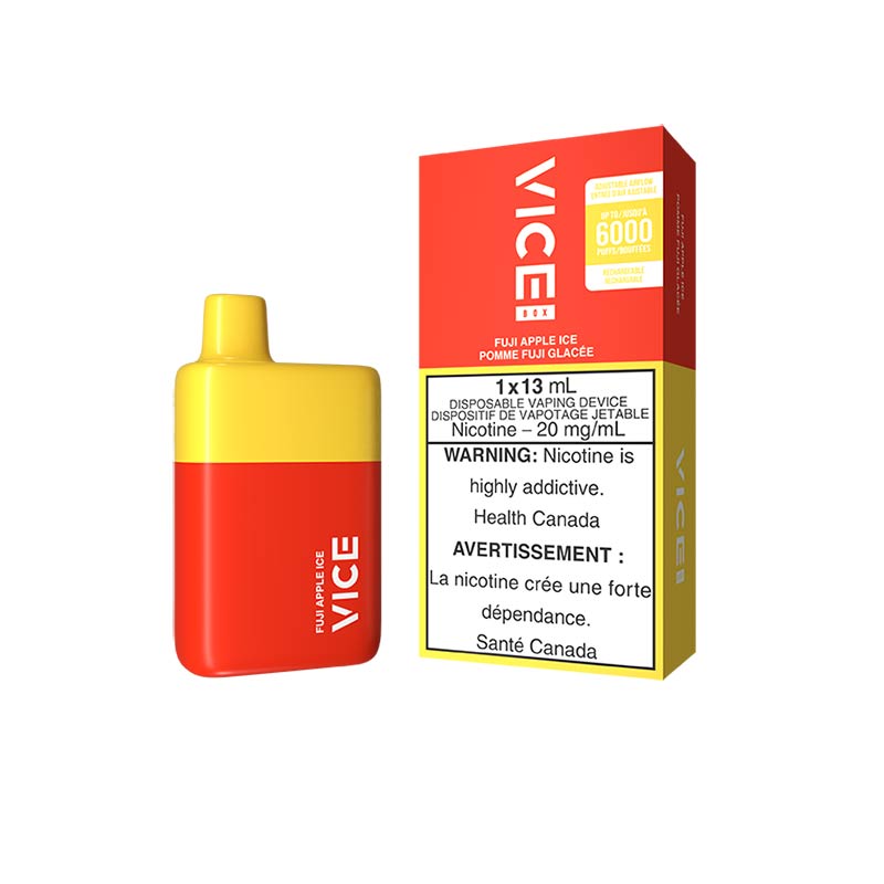 VICE BOX 6000 Puffs Disposable - Fuji Apple Ice - Bay Vape Canada