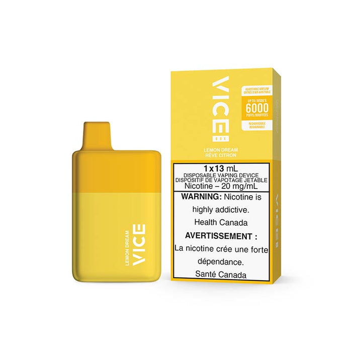 VICE BOX 6000 Puffs Disposable - Lemon Dream