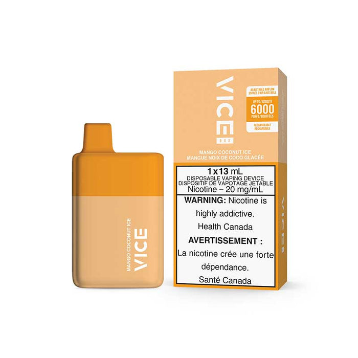 VICE BOX 6000 Puffs Jetable - Glace Mangue Coco