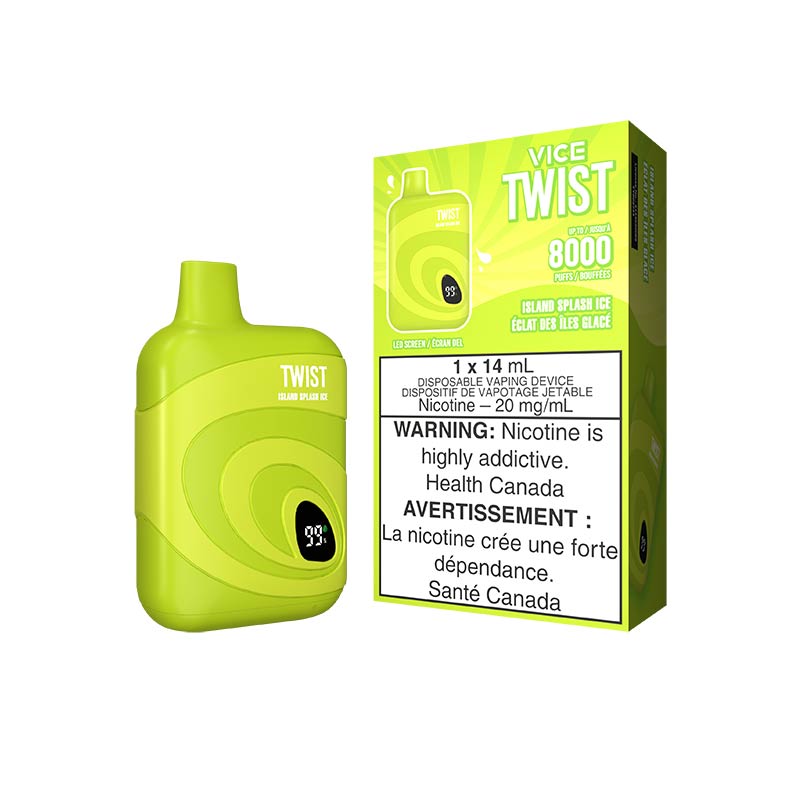 VICE TWIST 8000 Disposable - Island Splash Ice - Bay Vape Canada