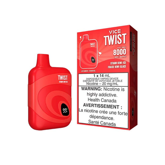 VICE TWIST 8000 Disposable - Strawberry Kiwi Ice