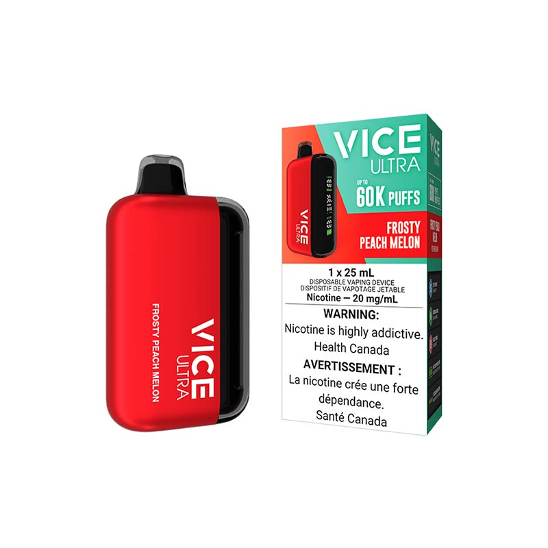 VICE ULTRA 60K Disposable - Frosty Peach Melon (ON) - Bay Vape